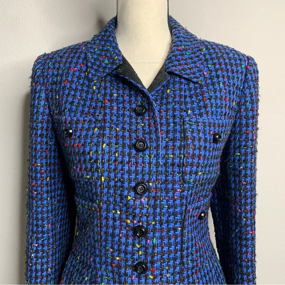 Carlisle Vintage Tweed Two Piece Skirt Suit Set